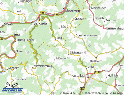 MICHELIN Lahr map - ViaMichelin