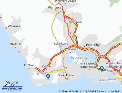 Carte MICHELIN Royal Kunia - ViaMichelin