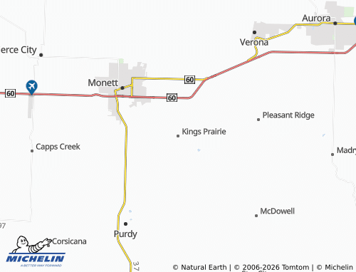 Mapa MICHELIN Kings Prairie - ViaMichelin