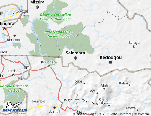 Mappa MICHELIN Salemata - ViaMichelin