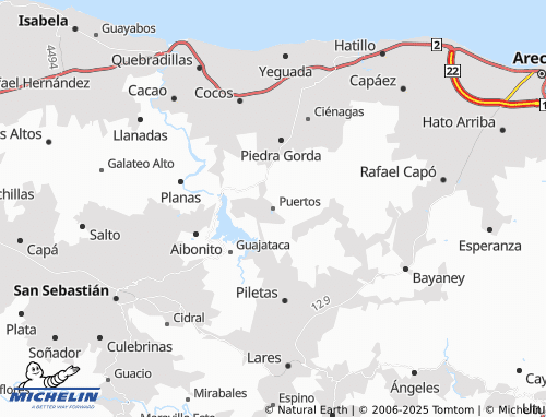 Mapa MICHELIN Puertos - ViaMichelin