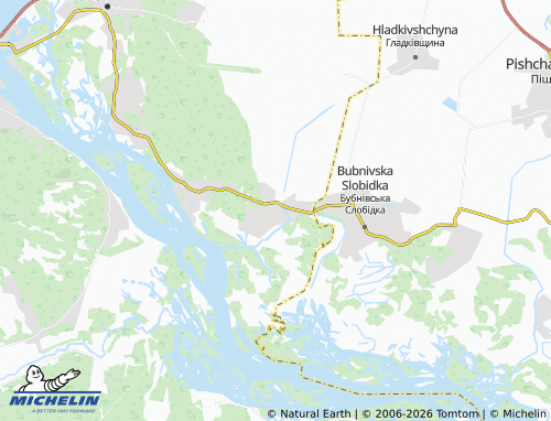 Mapa MICHELIN Sushky - ViaMichelin