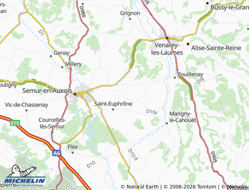Mappa MICHELIN Juilly - ViaMichelin