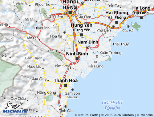 Mapa MICHELIN Ninh Bình - ViaMichelin