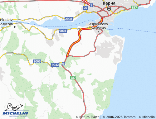 Carte MICHELIN vz Priseltsi - ViaMichelin