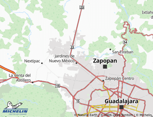 Mappa MICHELIN Marcelíno García Barragán - ViaMichelin