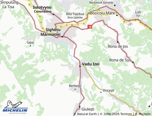 Mapa MICHELIN Lazu Baciului - ViaMichelin