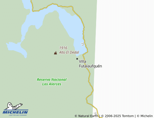 MICHELIN Villa Futalaufquén map - ViaMichelin