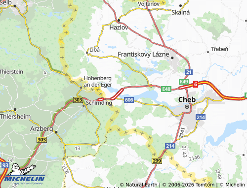 Mappa MICHELIN Bříza - ViaMichelin