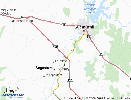 MICHELIN Capomos map - ViaMichelin