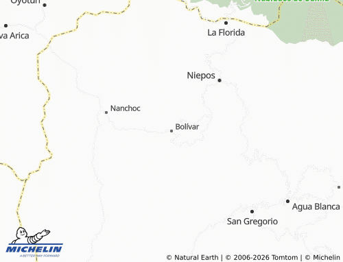 Mappa MICHELIN Bolívar - ViaMichelin