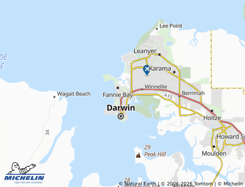 Mapa MICHELIN Parap - ViaMichelin