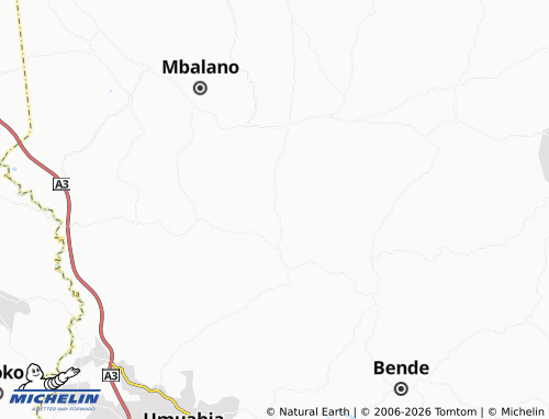 Carte MICHELIN Akoli-Imenyi - ViaMichelin