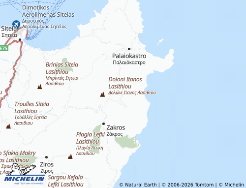 Mappa MICHELIN Chochlakies - ViaMichelin