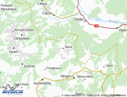 Mappa MICHELIN Salcia - ViaMichelin
