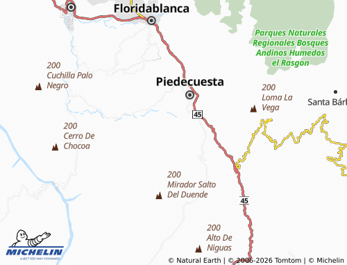 MICHELIN El Guamo map - ViaMichelin
