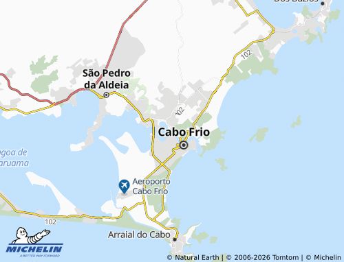 Mapa MICHELIN Morro do Telégrafo - ViaMichelin