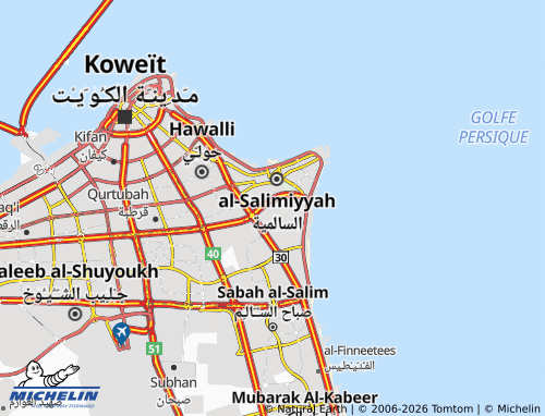MICHELIN Al Rumaithiya 10 map - ViaMichelin
