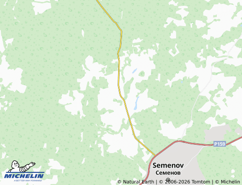 MICHELIN-Landkarte Fedoseyevo - ViaMichelin
