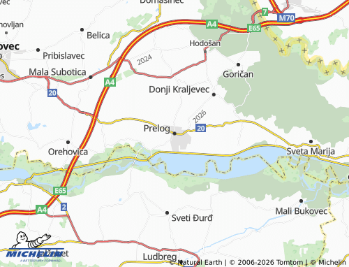 MICHELIN Prelog map - ViaMichelin