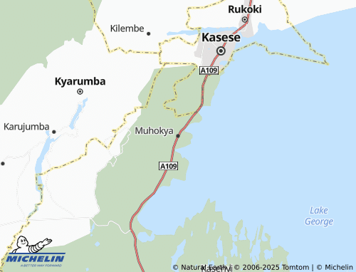 MICHELIN Muhokya map - ViaMichelin