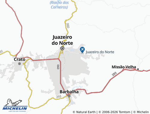 MICHELIN Leandro Bezerra de Menezes map - ViaMichelin