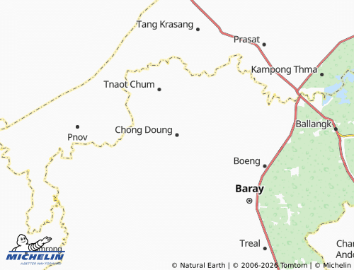 Mappa MICHELIN Chong Doung - ViaMichelin
