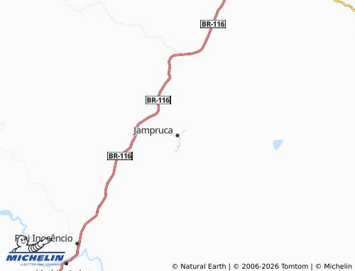 MICHELIN Jampruca map - ViaMichelin