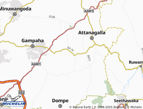 Mapa MICHELIN Warapalana - ViaMichelin