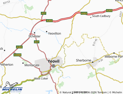 Carte MICHELIN Mudford - ViaMichelin