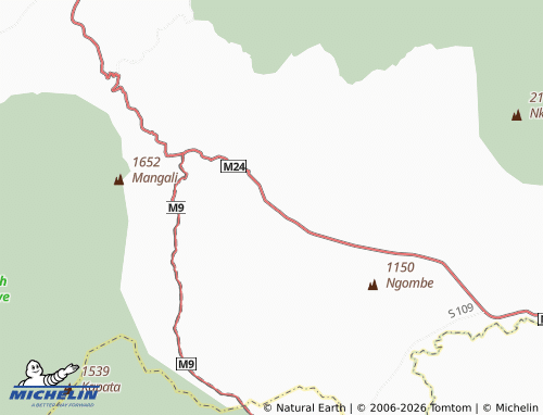 Mapa MICHELIN Mwadandambi - ViaMichelin