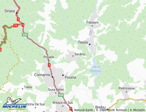 Mappa MICHELIN Secăria - ViaMichelin