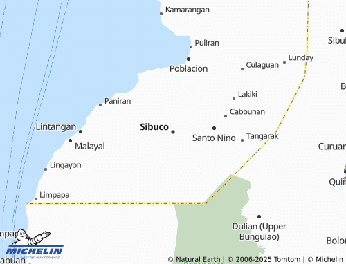 MICHELIN-Landkarte Sibuco - ViaMichelin