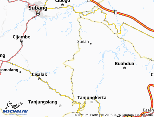 Carte MICHELIN Suriamukti - ViaMichelin