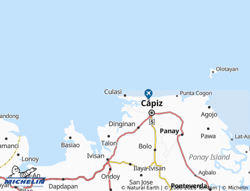 MICHELIN Culasi map - ViaMichelin