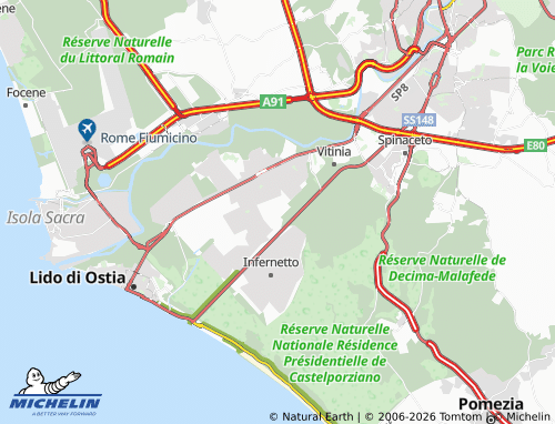 MICHELIN Axa map - ViaMichelin