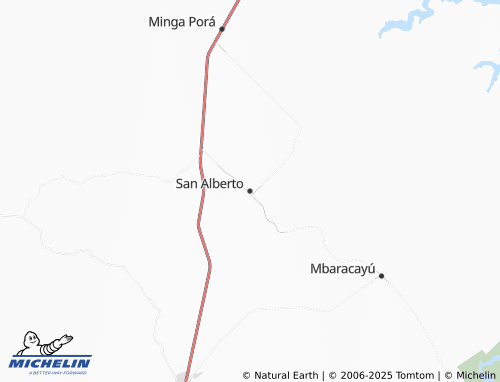 MICHELIN San Alberto map - ViaMichelin