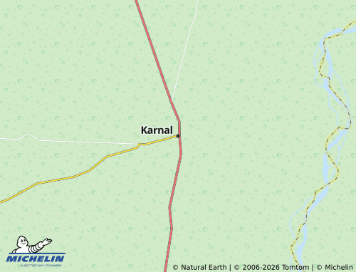 Kaart MICHELIN Karnal - ViaMichelin