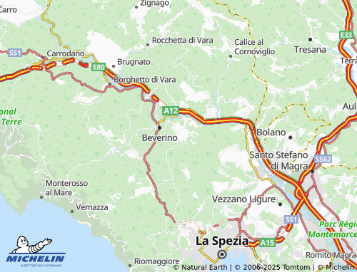 MICHELIN San Cipriano map - ViaMichelin