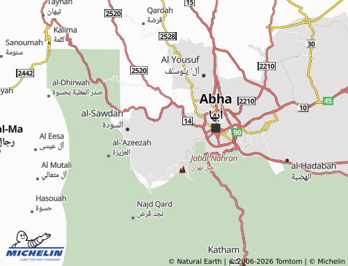 MICHELIN-Landkarte al-Badla - ViaMichelin
