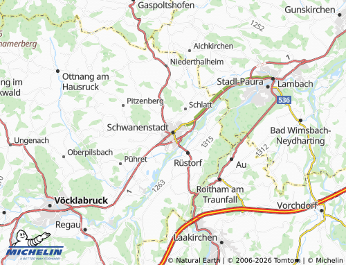 MICHELIN Schwanenstadt map - ViaMichelin