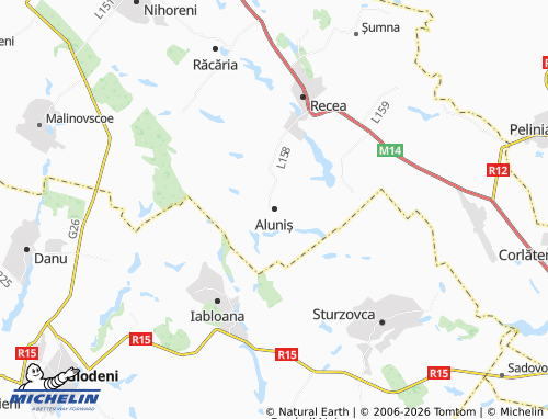 Kaart MICHELIN Aluniș - ViaMichelin