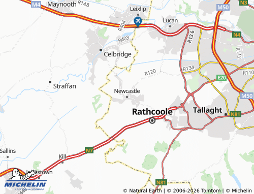 MICHELIN-Landkarte Newcastle - ViaMichelin