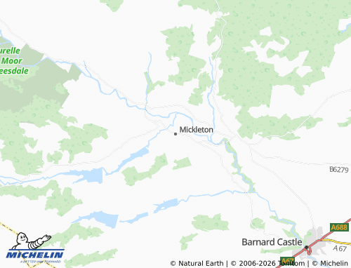 Carte MICHELIN Mickleton - ViaMichelin