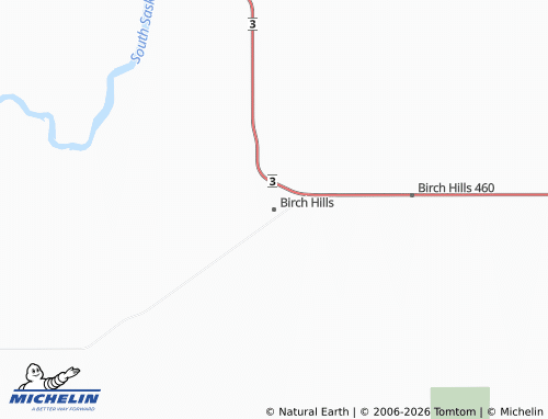 Mappa MICHELIN Birch Hills - ViaMichelin