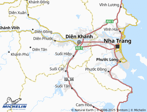 Kaart MICHELIN Suối Hiệp - ViaMichelin
