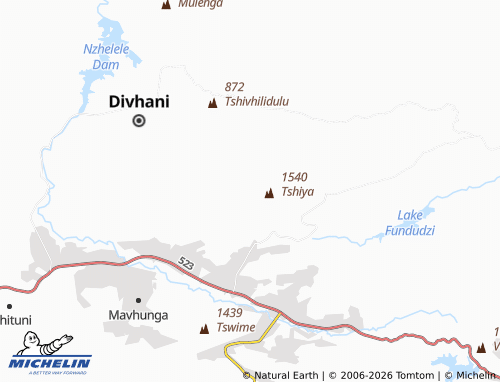 MICHELIN-Landkarte Thembaluvhilo - ViaMichelin