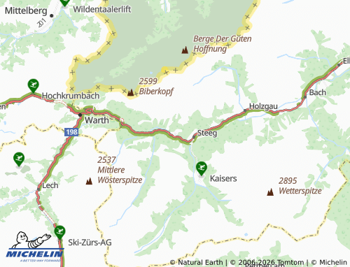 Mappa MICHELIN Hinterellenbogen - ViaMichelin