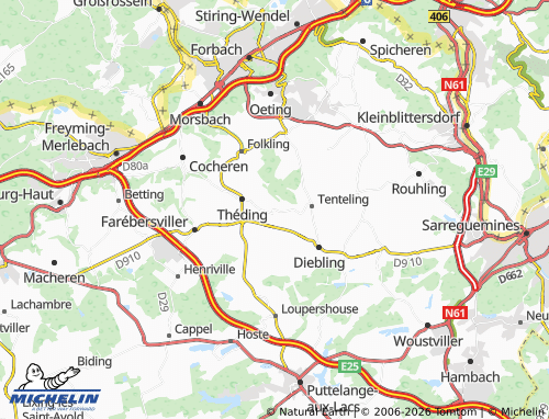 Mapa MICHELIN Ebring - ViaMichelin