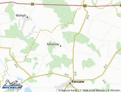 Mapa MICHELIN Milanów - ViaMichelin